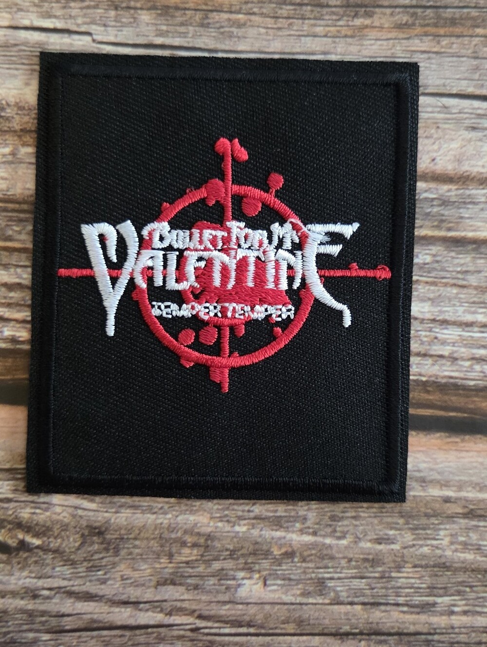 Bullet For My Valentine Emo Pop Punk Y2k Embroidered Iron on Patch.